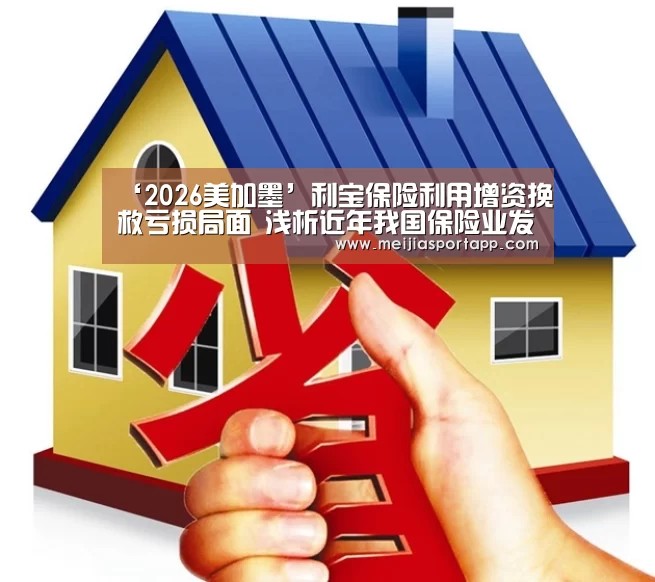 ‘2026美加墨’利宝保险利用增资挽救亏损局面 浅析近年我国保险业发展状况(图1) 中文资讯
